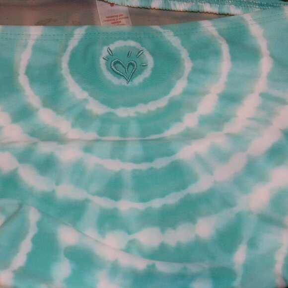 Blue & White 2 Pcs Justice Bikini Swimsuit Size 8 - Picture 10 of 13